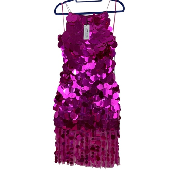 Nasty Gal Pink Sequin Dress - Picture 3 of 12